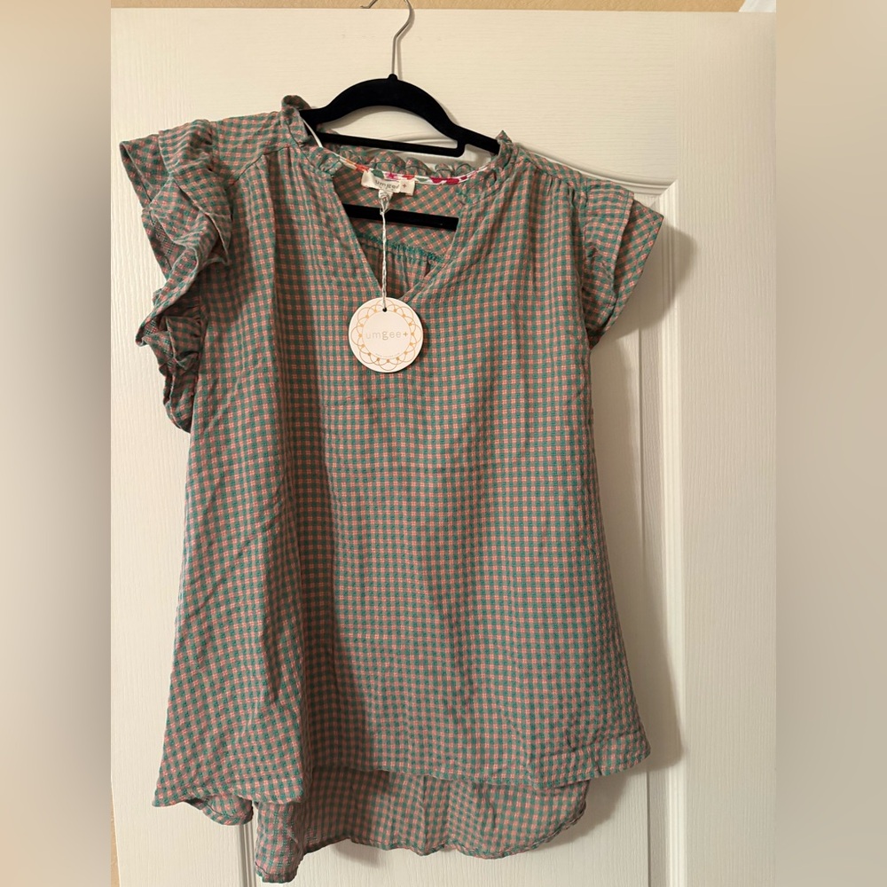 Umgee Pink and Green Women's top XL